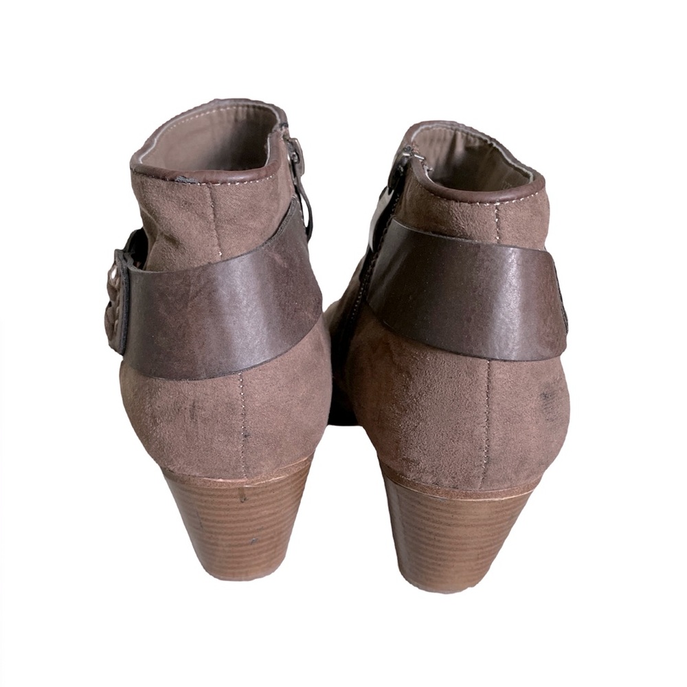 Faux Suede Ankle Booties - Picture 7 of 8